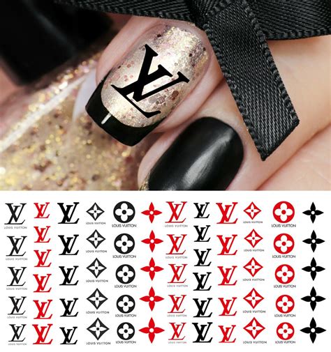 nail art stickers louis vuitton|Louis Vuitton nail art decals.